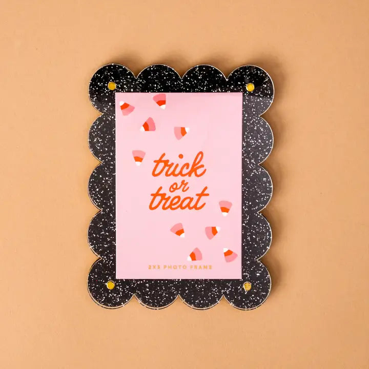 Mini Acrylic Picture Frame Magnet-Trick or Treat