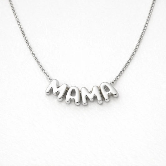 Mama Necklace- Silver