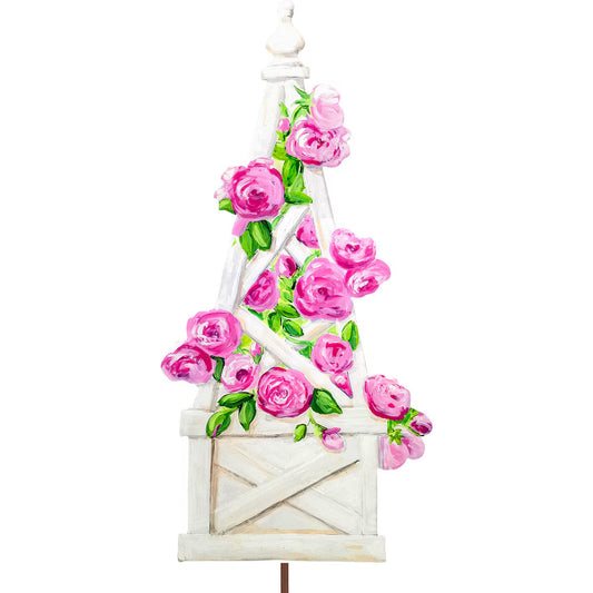 Rose Trellis -Metal yard Stake