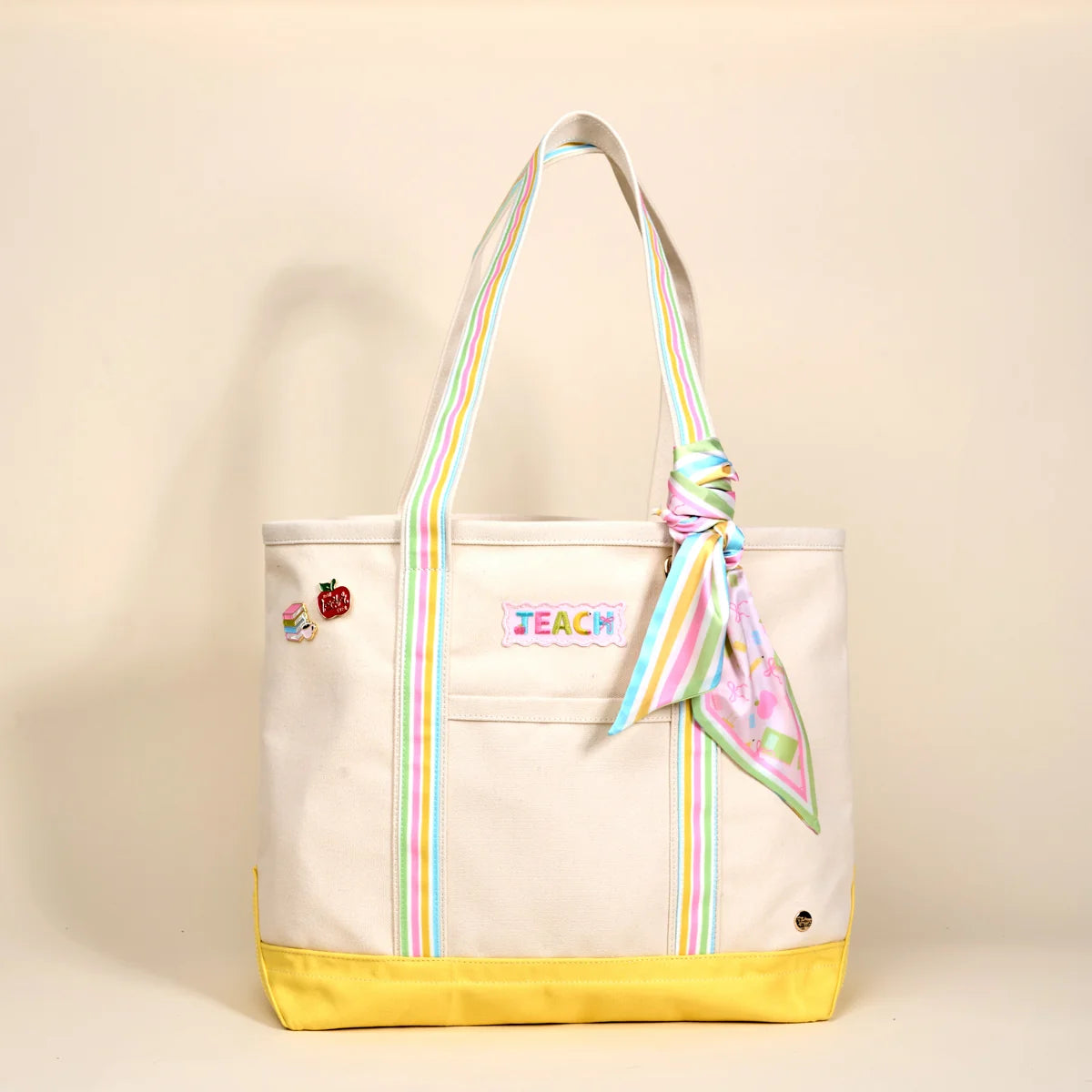 The Darling Canvas Tote Bag - School's In