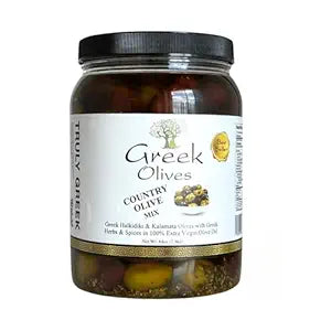 Greek Olives - Country Olive Mix 64 oz - Truly Greek