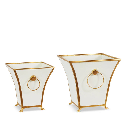 Distressed Gold Finish Planter- Small only
