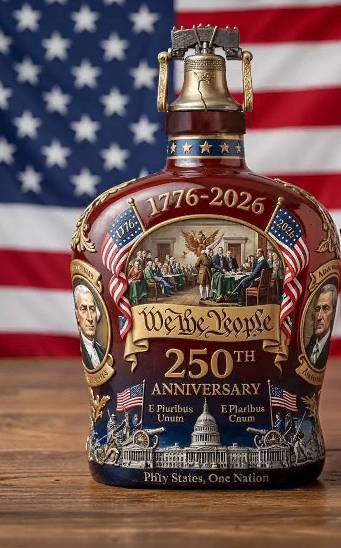 250th Anniversary Glass Decanter