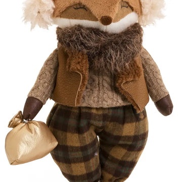 Fox Boy with Ear Muff - 12X16.5