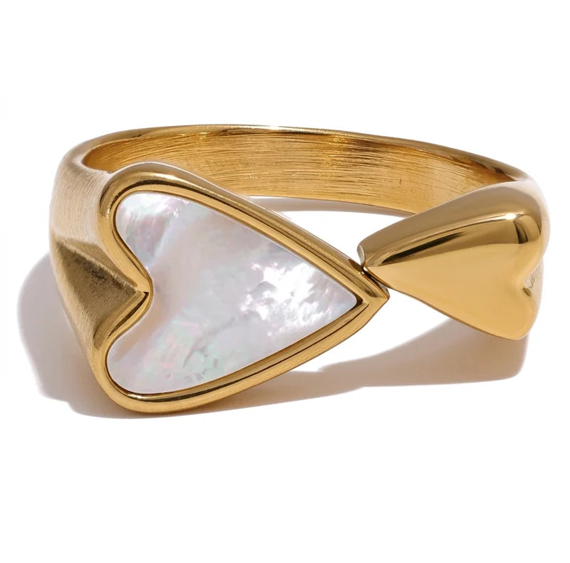 Heart Shell Ring