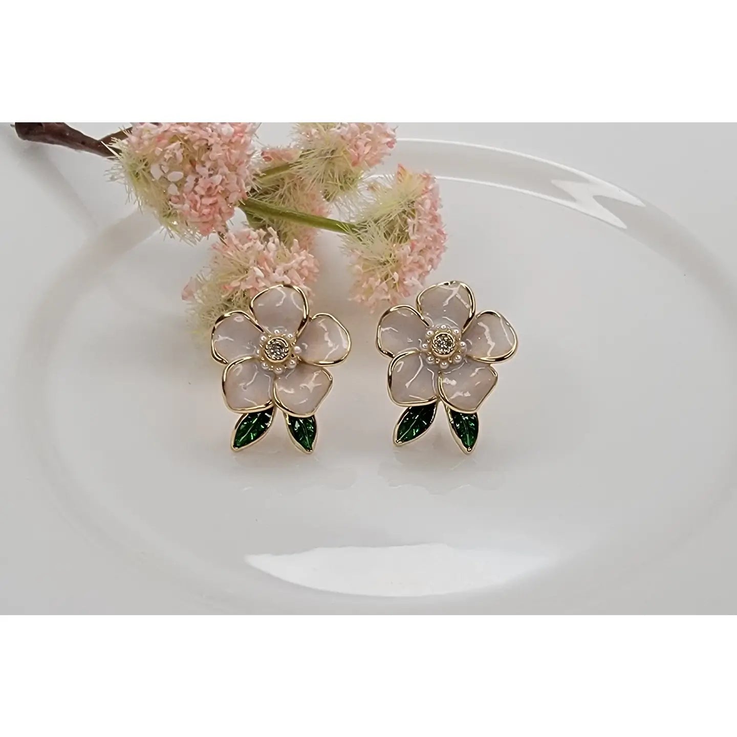 Flower Post Earrings