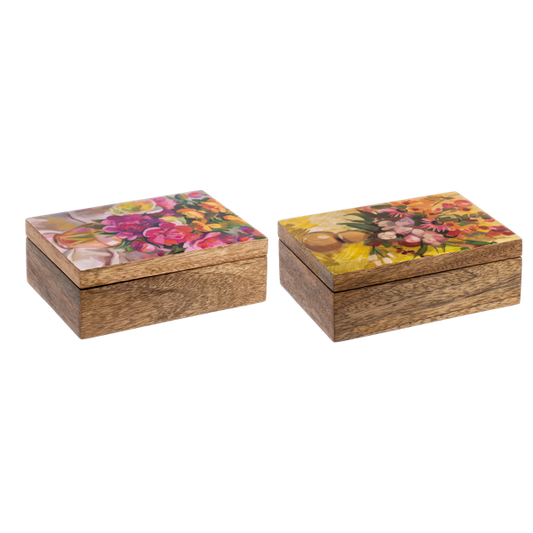 Flower Keepsake Boxes