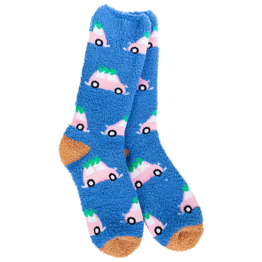 Cozy Crew Socks - Christmas Bug