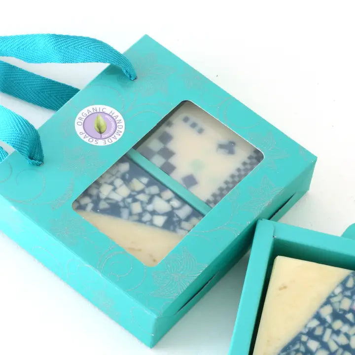 Teal Soap Giftbox – 2 Soaps