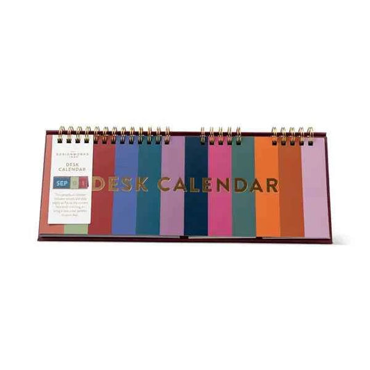 Perpetual Desk Calendar- Color block