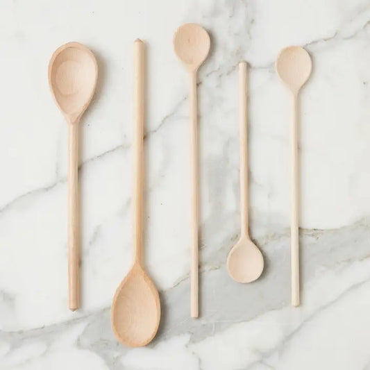 French Cooking Spoon Set, Beechwood