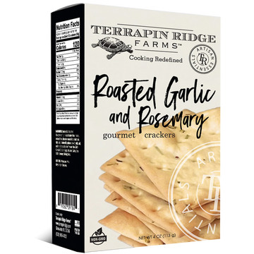 Roasted Garlic and Rosemary Crackers