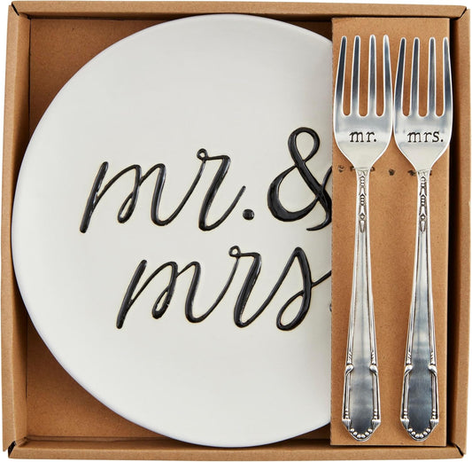 Mr. & Mrs. plate