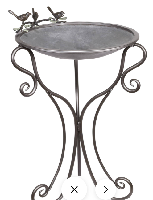 Metal Birdbath