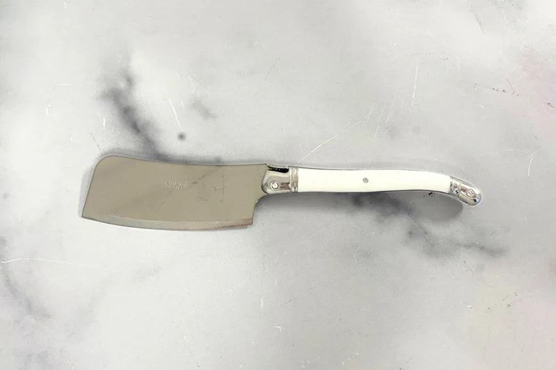 The Original French Laguiole Cheese Cleaver, White