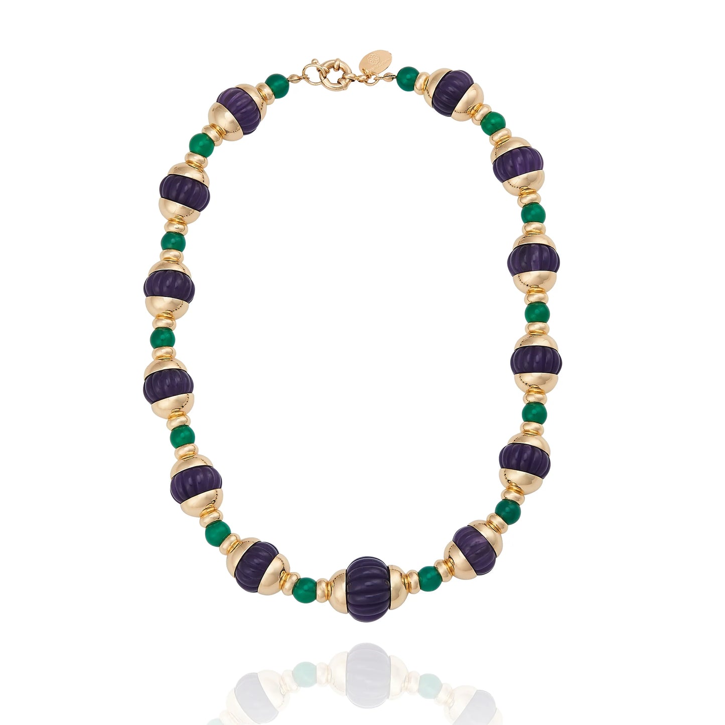 Duomo Bicolor Necklace Amethyst