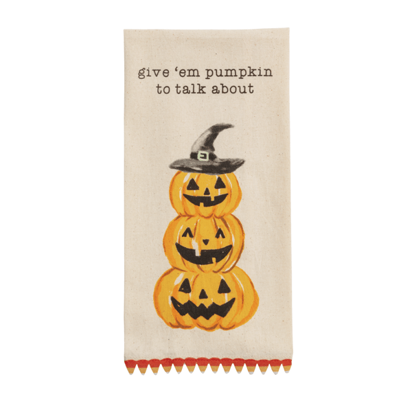 Jack-O-Lantern Hallow Printed Towel