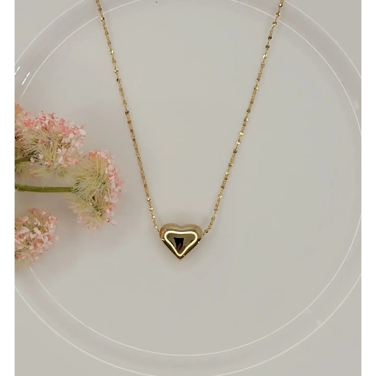 Puffed Heart Pendant