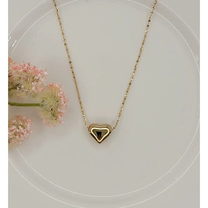 Puffed Heart Pendant
