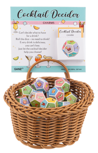 Cocktail Decider Dice Charms