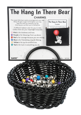 The Hang in There Bear Charms