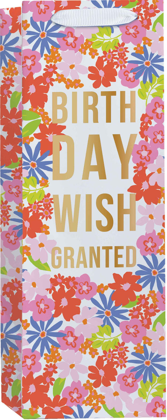 Birthday Wish Granted Bottle Bag