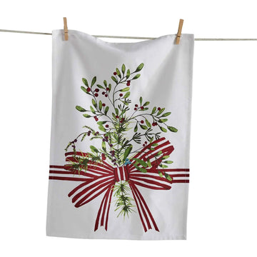 Winter Berries Dishtowel