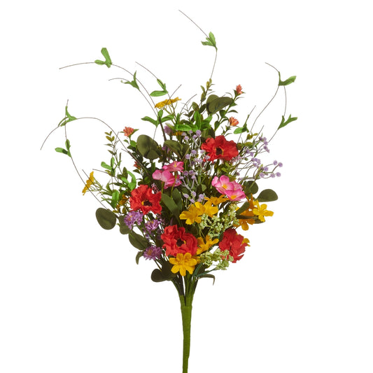 24" Colorful Floral Spray