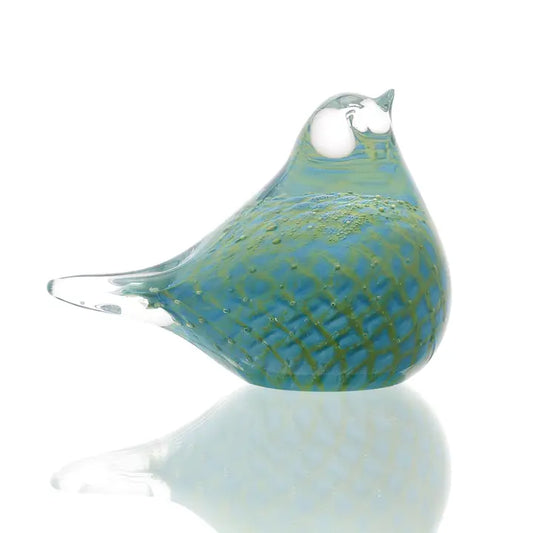 Blue and Yellow Bird Figurine