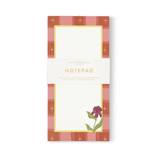 Floral List Pad- Iris