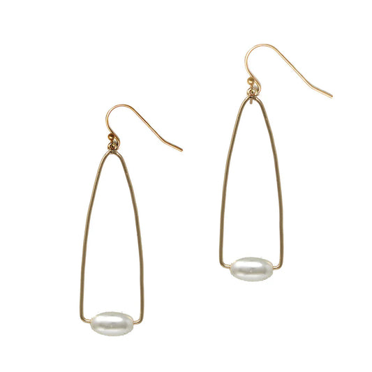Gold & pearl Earring (assorted design/sold separately)