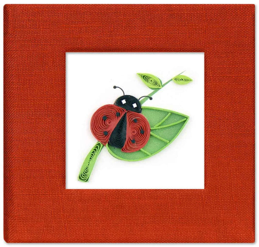 Quilled Ladybug Sticky Note Pad- Assorted Color