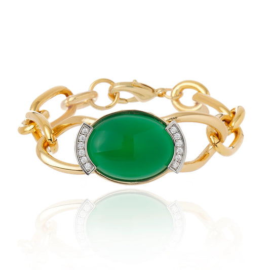 Splendore Bracelet Green Agate