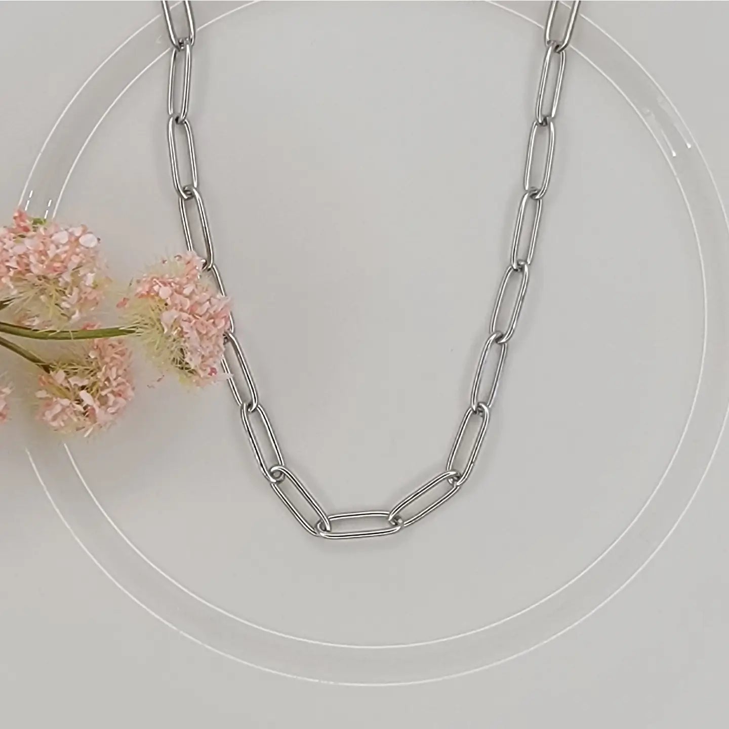 Paper clip Chain Necklace (9 -10)