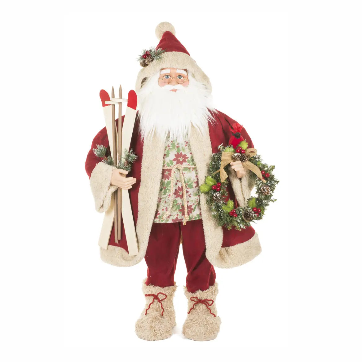 Santa -Red/Beige