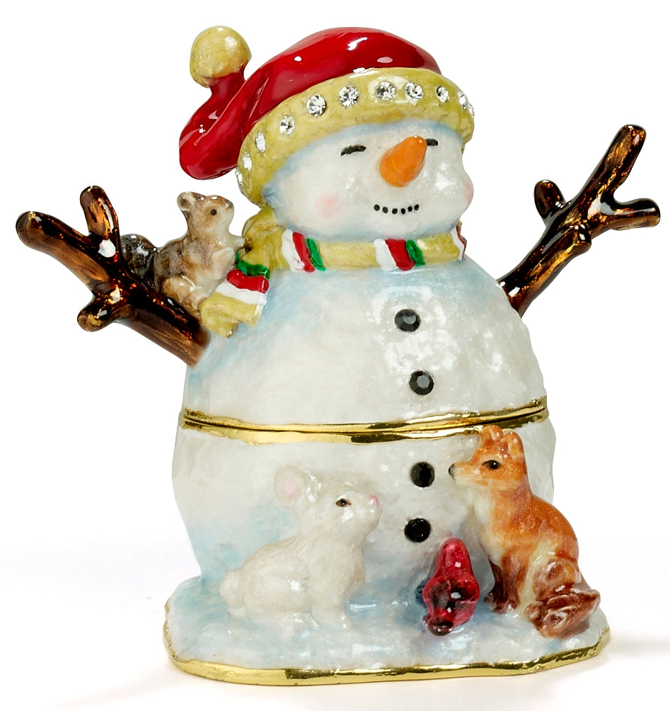 Snowman Trinket Box