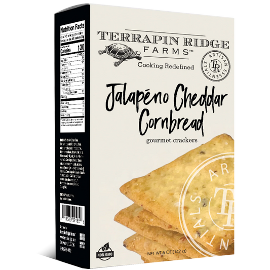 Jalapeno Cheddar Cornbread Crackers
