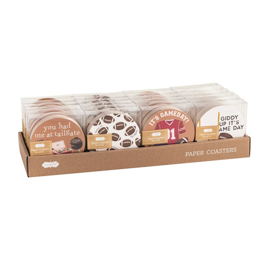 Football Paper Coaster