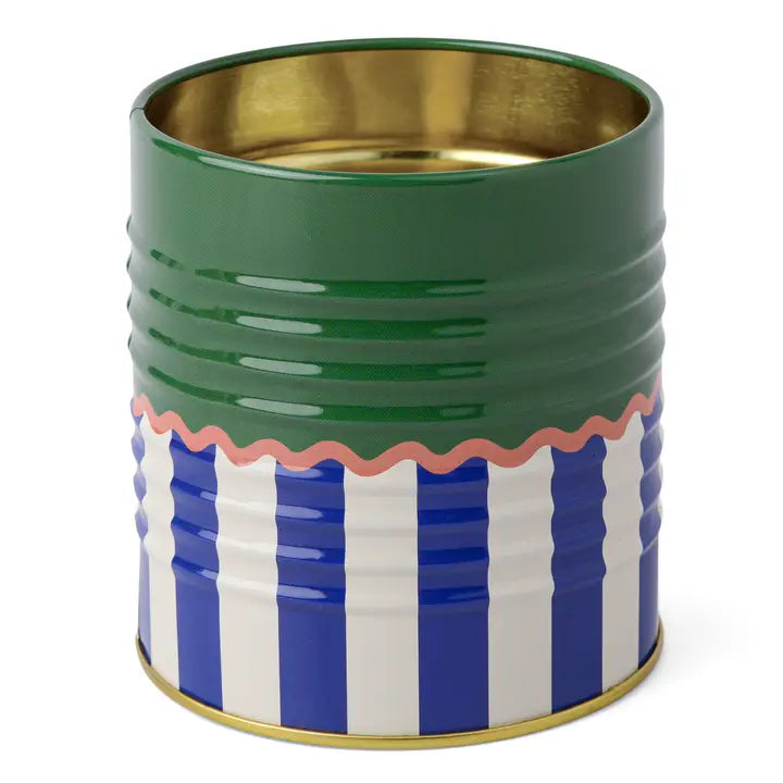 A Dopo Solid & Striped Storage Tin