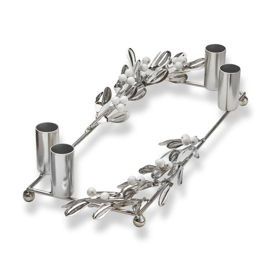 Berry Sprig Centerpiece Taper Holder