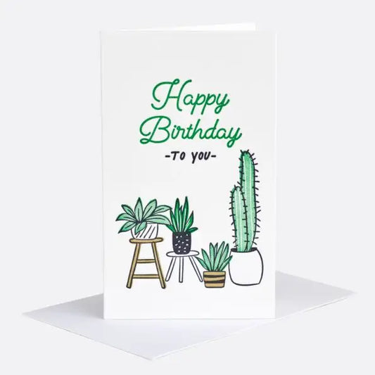 Plant Shop Birthday - 10 Mini Notes