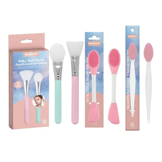 assorted facial brushes (sold separately)
