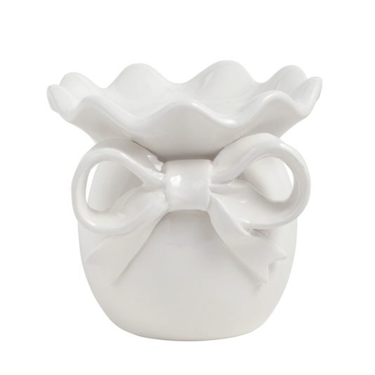 Large Bow Ceramic Pillar Holder