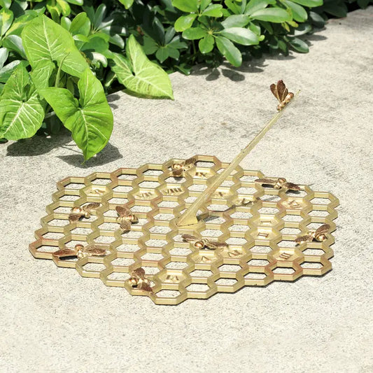 Honeycomb and Bee Sundial
