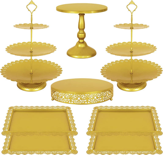 assorted cake stands and trays - sold separately