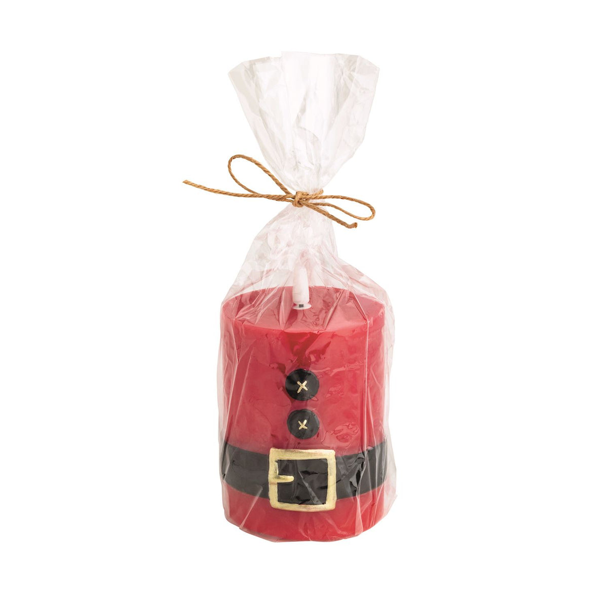 Small Santa Flameless Pillar