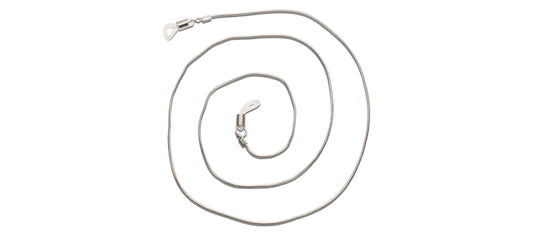 Silver toned eyewear chain