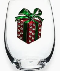 Regalo navideño con tallo