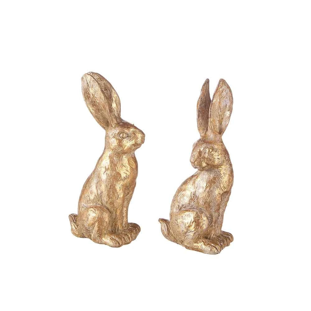4.75" Gold Leaf Rabbit - Sold Separately