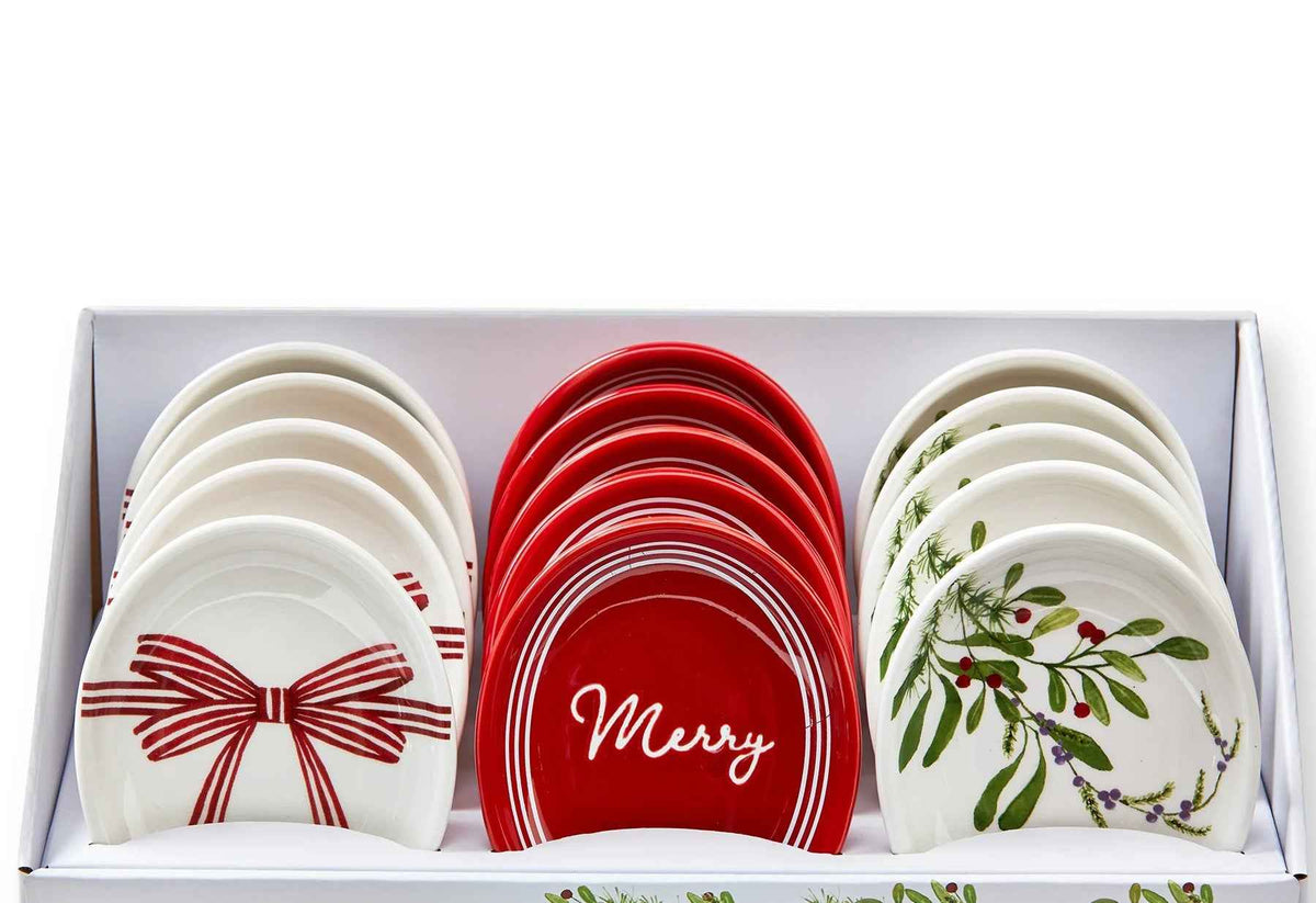 Winter Berries Spoon Rest - Assorted